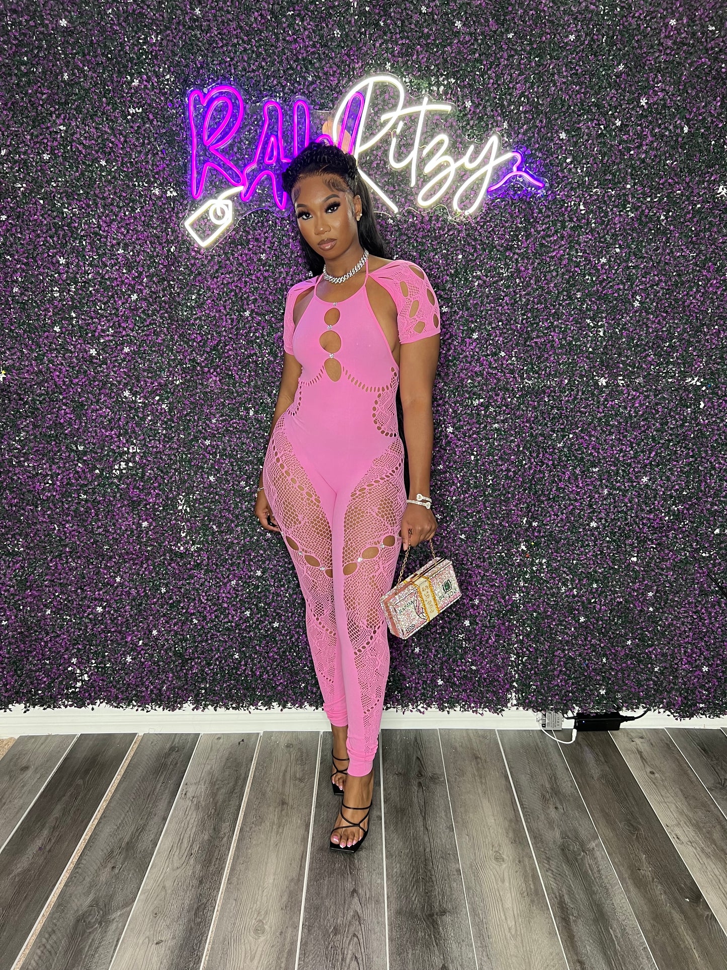 “IT Girl” Jumpsuit- Pink