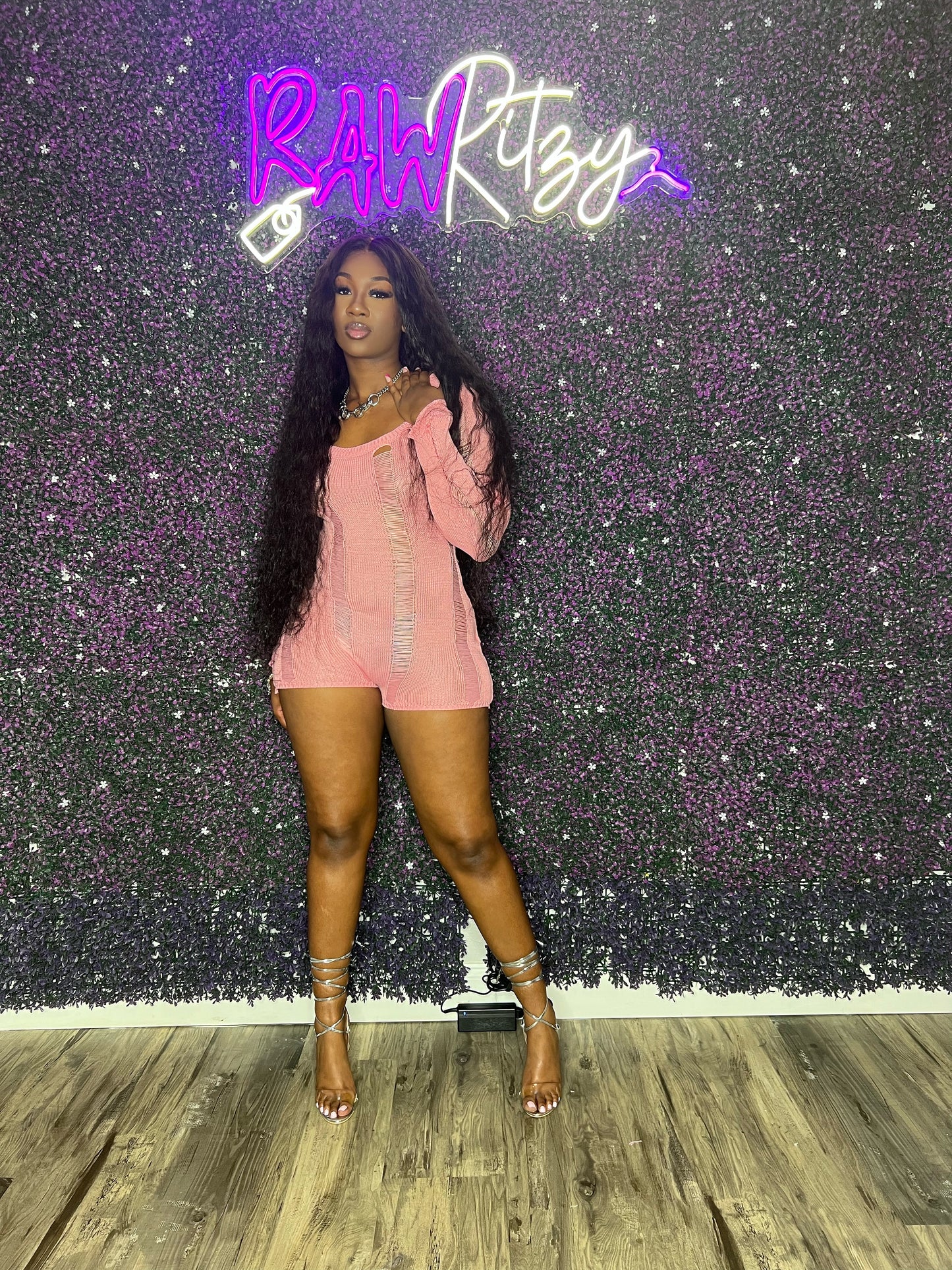 “Stay Discreet” Romper - Pink