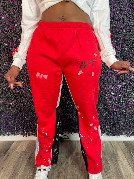 “Hit The Gallery” Flare Sweatpants