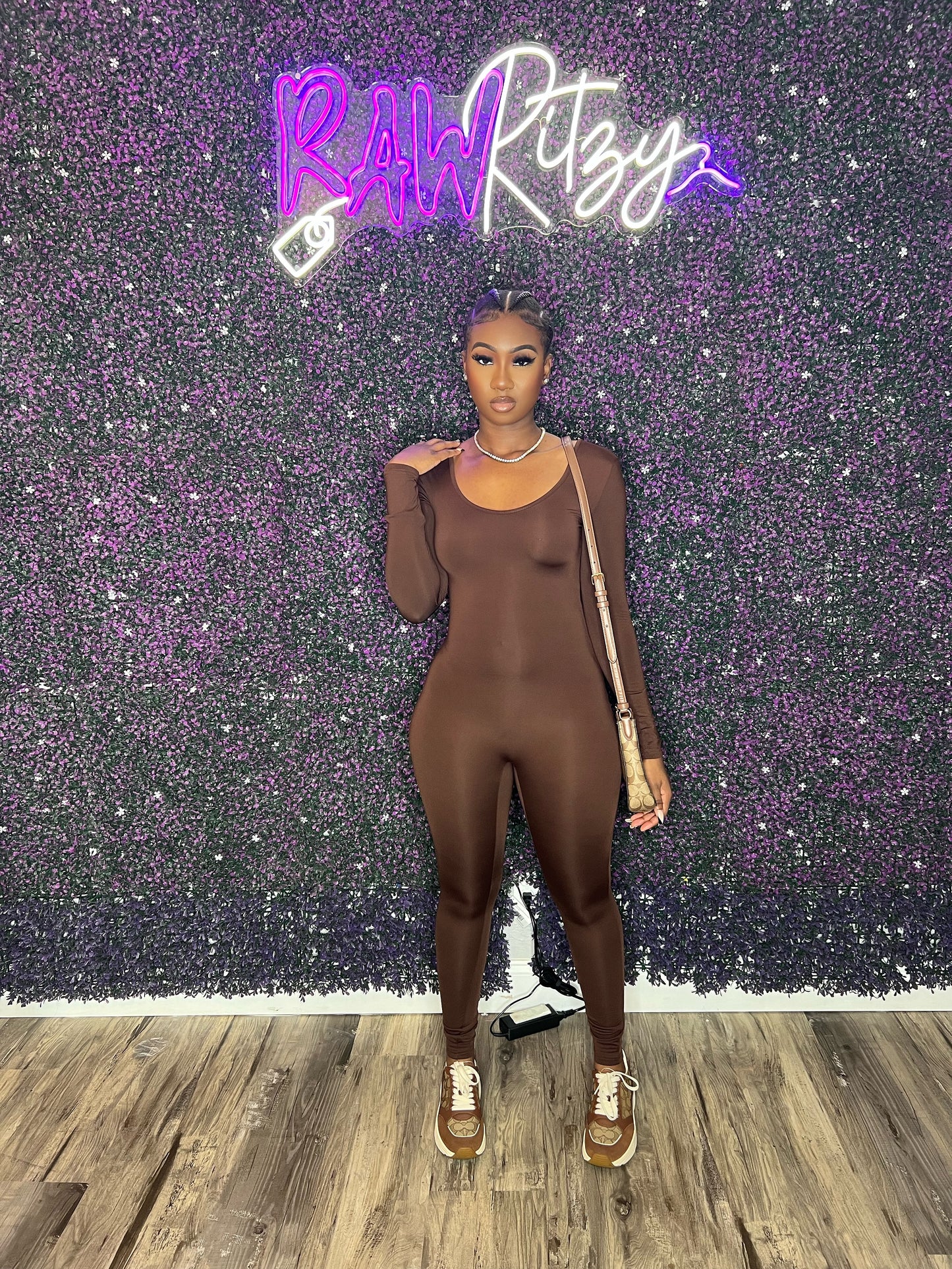 “Not So Basic” Jumpsuit - Brown